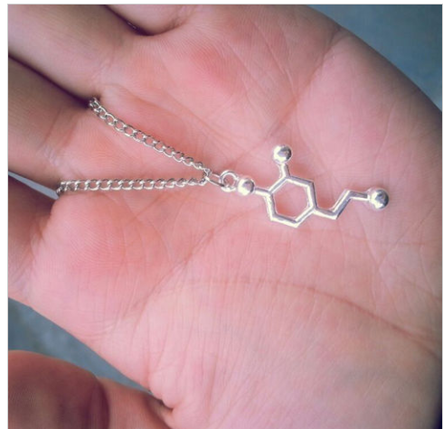 Serotonin, Dopamine, Acetylcholine Biochemistry Molecule Necklaces ***  Geeky Cute!