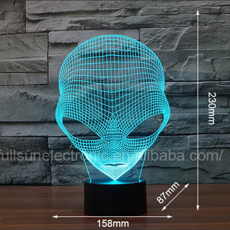 Alien Face Night Light