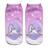 Harajuku Unicorn Ankle Socks - Women