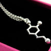 Serotonin, Dopamine, Acetylcholine Biochemistry Molecule Necklaces ***  Geeky Cute!