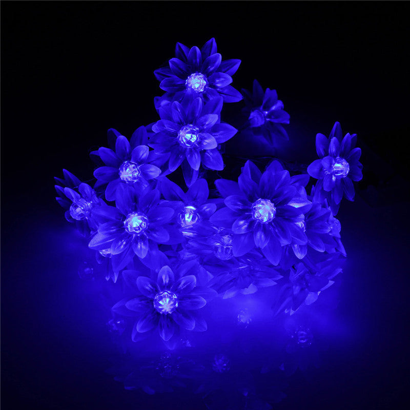 High Quality 2.5M 20 LED Lotus Flower Lamp Party Lights