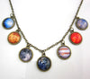 Solar system necklace