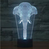 Elephant Led Night Light - Multiple Colors