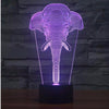 Elephant Led Night Light - Multiple Colors