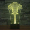 Elephant Led Night Light - Multiple Colors