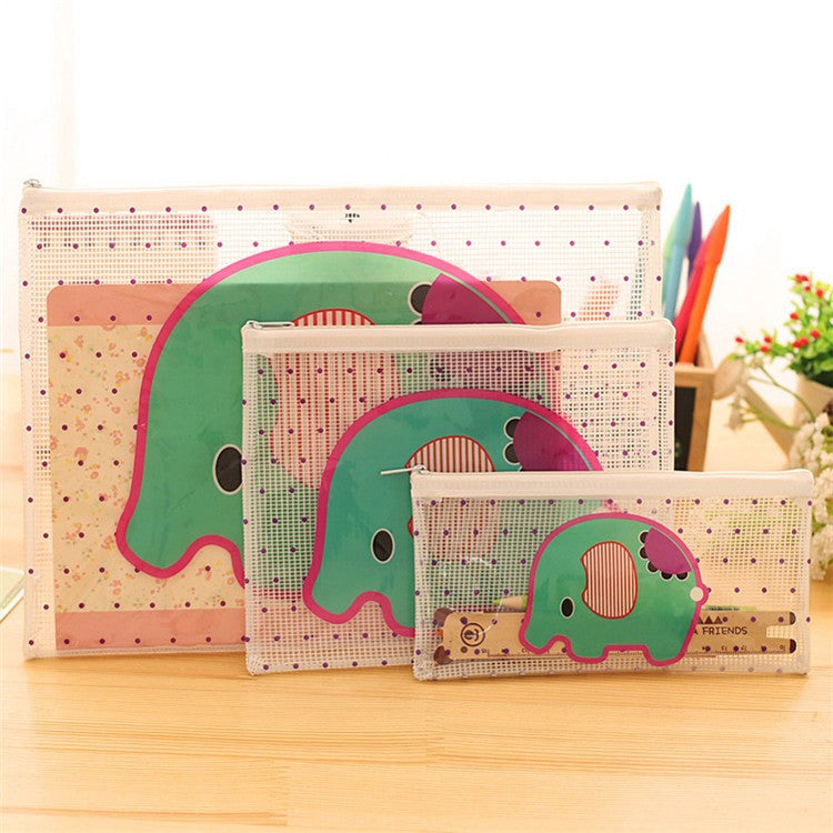 Elephant Zipper Pouches (3 Size Options)