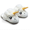 Plush Unicorn Cotton Slippers