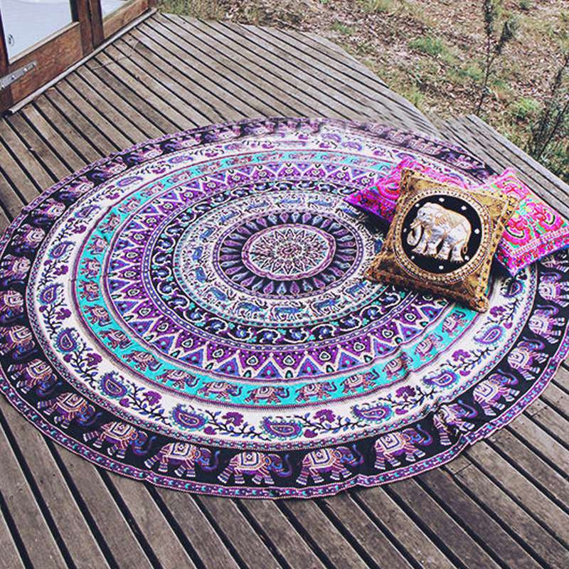 Elephant Mandala Tapestry