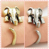 Adjustable Elephant Wrap Ring