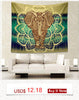 Elephant Mandala Boho Tapestry (Multiple Color Options)